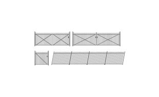 Peco Spear Fencing Gates OO Gauge