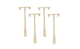 Branchline  Concrete Platform Lamps (x4) 44-542 OO Gauge