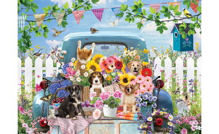 Cobble Hill Country Truck In Summer 500 Piece Jigsaw
