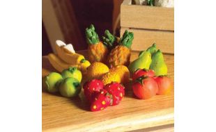 Pack of Six Fruits for 12th Scale Dolls House