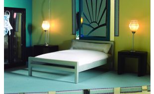 Chrome Double Bed for 12th Scale Dolls House