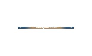 Pegas Pinned Scroll Saw Blades 5" Regular 15 TPI for soft metals, wood, and plastic