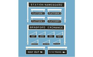 Peco Platform Signage OO Gauge