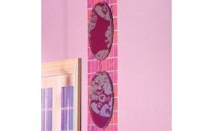 Small Round Mirrors, 2 pcs for 12th Scale Dolls House