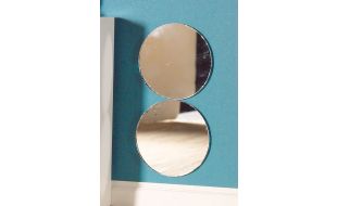 Small Round Mirrors, 2 pcs for 12th Scale Dolls House