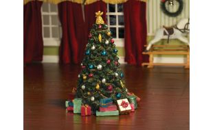 Decorated Christmas Tree 175mmfor 12th Scale Dolls House