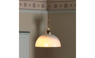 12V Rise and Fall Domed Ceiling Light for 12th Scale Dolls House