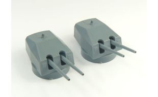 Aeronaut 1/200 Scale Gun Twin Mount Turret 150mm Pack of 2