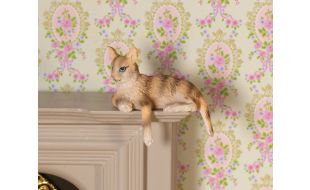 Cleo the Tabby Cat for 12th Scale Dolls House