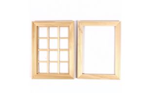 Medium Wooden Window for 12th Scale Dolls House