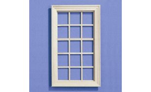 Large Wooden Window fits opening for 12th Scale Dolls House
