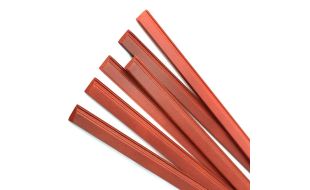 6 Pieces Skirting Board Mahogany Colour 45cm x 1.6cm for 12th Scale Dolls House