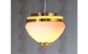 12V Domed Flush Ceiling Light for 12th Scale Dolls House
