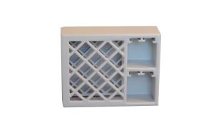 White Wine Rack for 12th Scale Dolls House