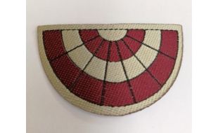 Red Door Mat/Hearth Rug for 12th Scale Dolls House