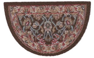 Floral Oval Mat for 12th Scale Dolls House