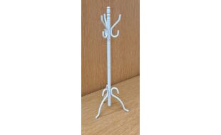White Hat Stand for 12th Scale Dolls House
