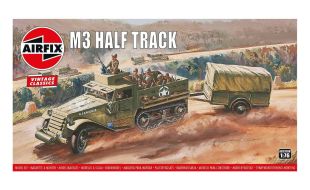 Airfix 1/76 Scale Half-Track M3 Model Kit