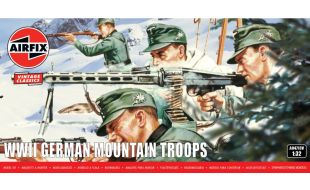 Airfix 1/32 Scale WWII German Mountain Troops Model Kit