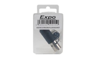 Expo 6 Pin DIN Plug and Socket Set