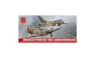 Airfix 1/72 Scale Eurofighter Typhoon FGR.4 "Gina" & Hawker Hurricane Mk.I Twin Pack Model Kit