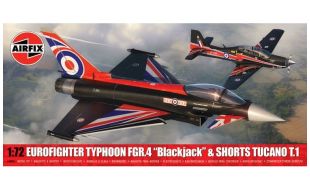 Airfix 1/72 Scale Douglas Eurofighter Typhoon FGR.4 "Blackjack" & Shorts Tucano T.1 - Twin Pack Model Kit