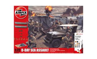 Airfix 1/72 Scale D Day Sea Assault Gift Set Model Kit