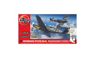 Airfix 1/72 Scale Supermarine Spitfire Mk.Vc vs Bf109F-4 Dogfight Double Gift Set