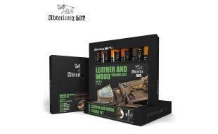 AK Interactive Leather and Wood Colours Set