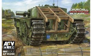 AFV Club 1/35 Scale Churchill MK.IV Avre with Fascine Carrier Frame Model Kit