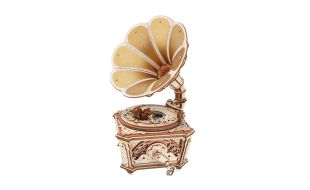 ROKR Diva Gramophone Music Box Wooden Model Kit