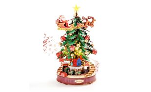 Rolife Christmas Melody Tree Music Box Wooden Model Kit