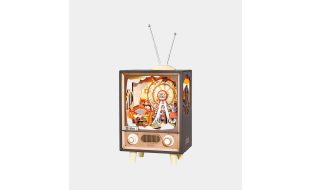 Rolife Sunset Carnival Music Box Wooden Model Kit