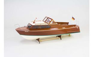 Aeronaut 1/8 Scale Queen Sports Speed Boat 1960s Model Boat Kit - Suitable for Radio Control