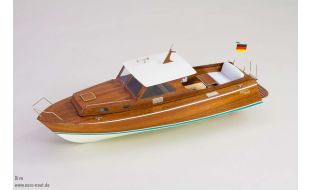 Aeronaut Diva 1/10 Scale Cabin Cruiser Wooden RC Model Boat Kit
