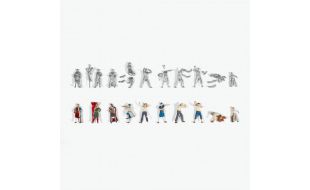 Artesania Latina 1/65 Scale 10 Die Cast Crew Figurines