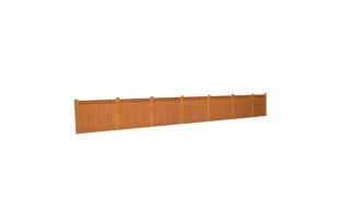 ATD Models Brown Wooden Fencing With Trellis Top Card Kit OO Gauge
