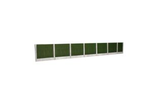 ATD Models Green Timber Fencing with Concrete Posts Card Kit OO Gauge