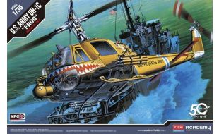 Academy 1/35 Scale US Army UH-1C Frog (Huey) Plastic Model Kit