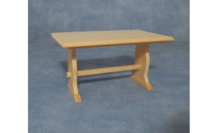 Bare Wood Country Kitchen Table for 12th Scale Dolls House