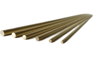 Metric Solid Brass Rod Various Thicknesses 1000mm (pack Of 5)