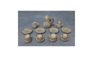 1930's Web Pattern Tea Set for 12th Scale Dolls House