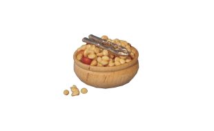 Nuts and Cracker with Bowl for 12th Scale Dolls House