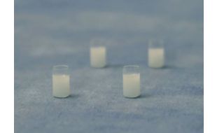 Set of 4 Milk Glasses for 12th Scale Dolls House
