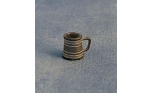 Pewter Effect Half Pint Tankard for 12th Scale Dolls House