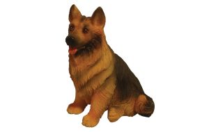 Sitting German Shepherd for 12th Scale Dolls House