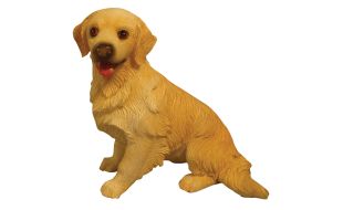 Sitting Golden Retriever for 12th Scale Dolls House