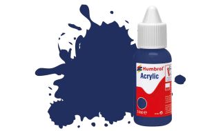 Humbrol Acrylic Dropper Bottles 14ml - Gloss - Midnight Blue