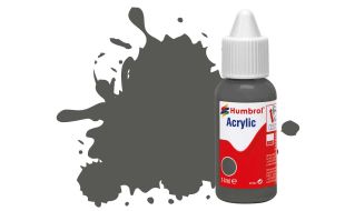 Humbrol Acrylic Dropper Bottles 14ml - Matt - Sea Grey