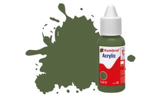 Humbrol Acrylic Dropper Bottles 14ml - Matt - US Light Green